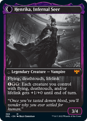 Henrika Domnathi // Henrika, Infernal Seer [Innistrad: Double Feature] MTG Single Magic: The Gathering | Red Claw Gaming