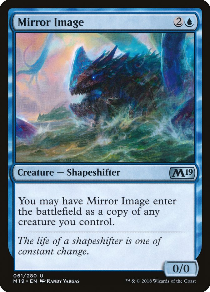 Mirror Image [Core Set 2019] MTG Single Magic: The Gathering | Red Claw Gaming