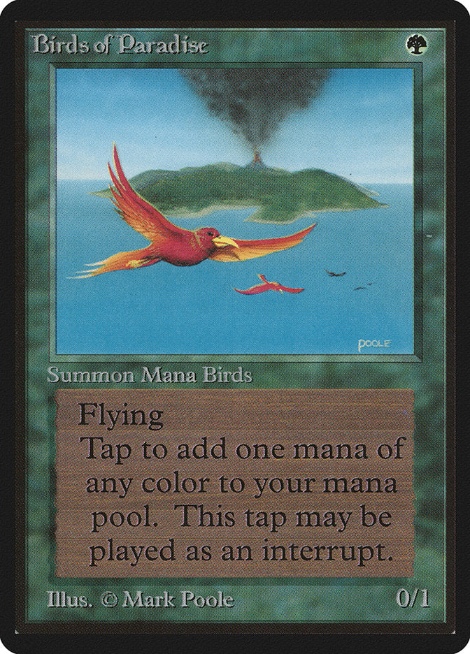 Birds of Paradise [Beta Edition] MTG Single Magic: The Gathering | Red Claw Gaming