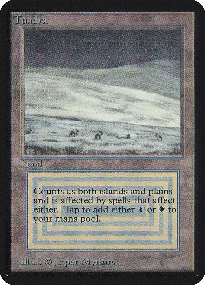 Tundra [Alpha Edition] MTG Single Magic: The Gathering | Red Claw Gaming