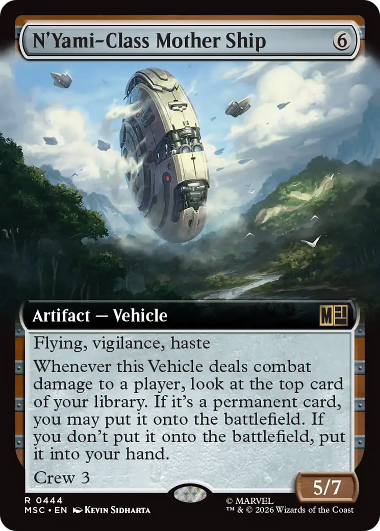 N'Yami-Class Mother Ship (Extended Art) [Marvel Super Heroes Commander] | Red Claw Gaming