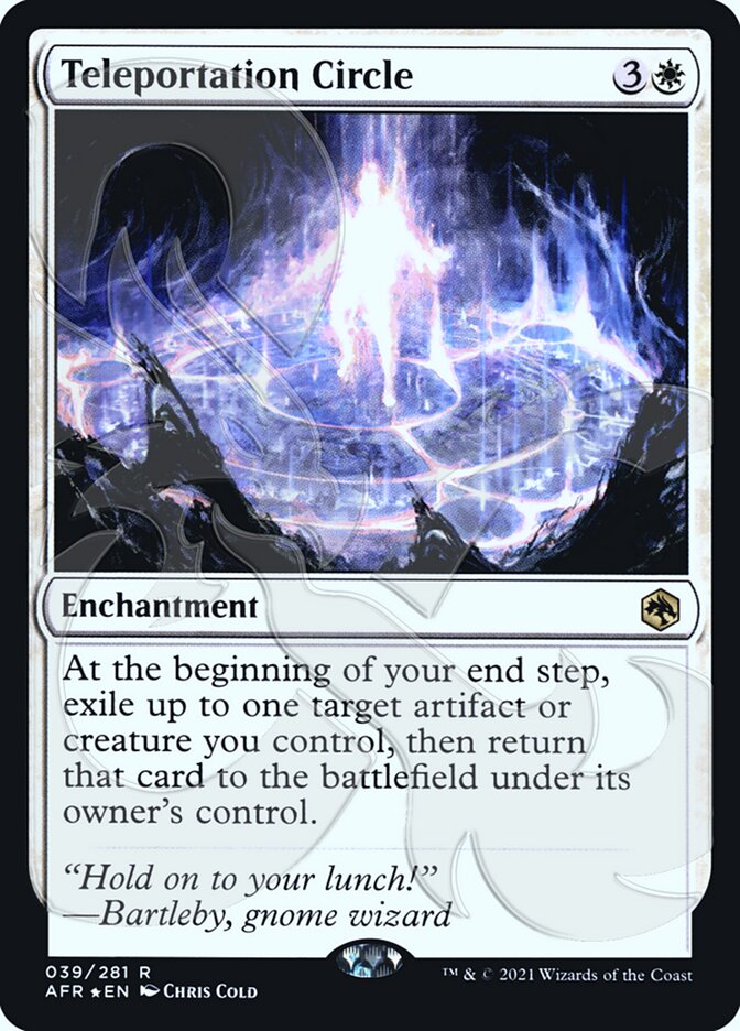 Teleportation Circle (Ampersand Promo) [Dungeons & Dragons: Adventures in the Forgotten Realms Promos] MTG Single Magic: The Gathering | Red Claw Gaming