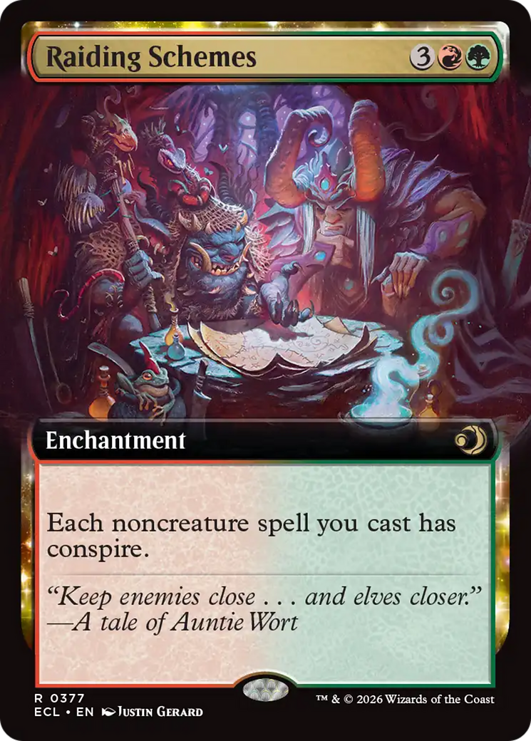 Raiding Schemes (Extended Art) [Lorwyn Eclipsed] MTG Single Magic: The Gathering | Red Claw Gaming