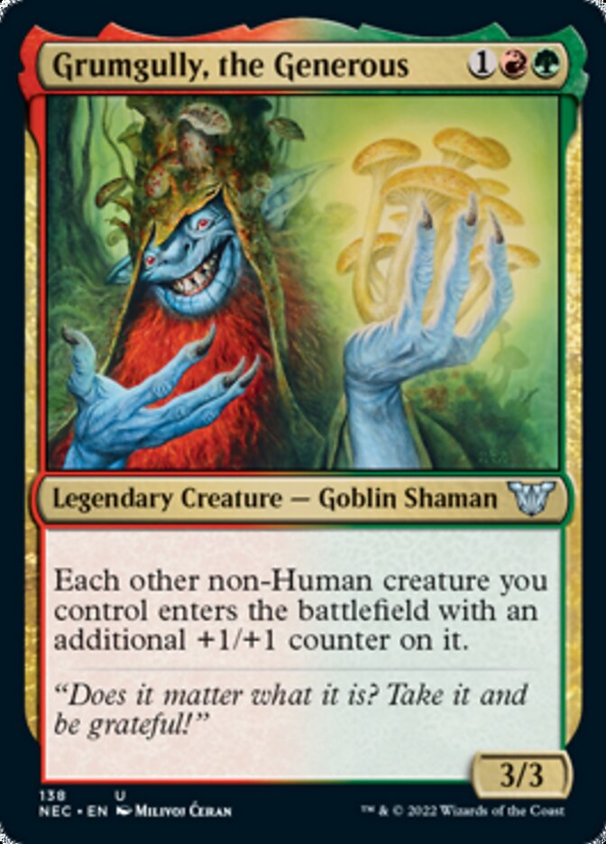 Grumgully, the Generous [Kamigawa: Neon Dynasty Commander] MTG Single Magic: The Gathering | Red Claw Gaming