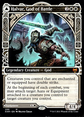 Halvar, God of Battle // Sword of the Realms (Showcase) [Kaldheim] MTG Single Magic: The Gathering | Red Claw Gaming