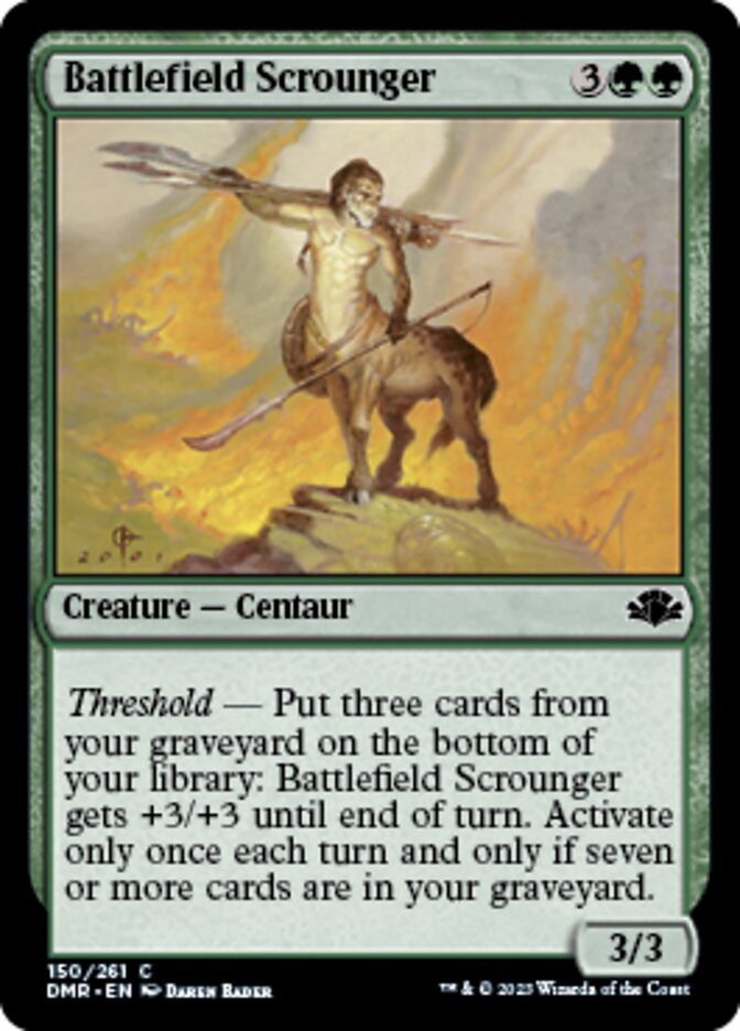 Battlefield Scrounger [Dominaria Remastered] MTG Single Magic: The Gathering | Red Claw Gaming