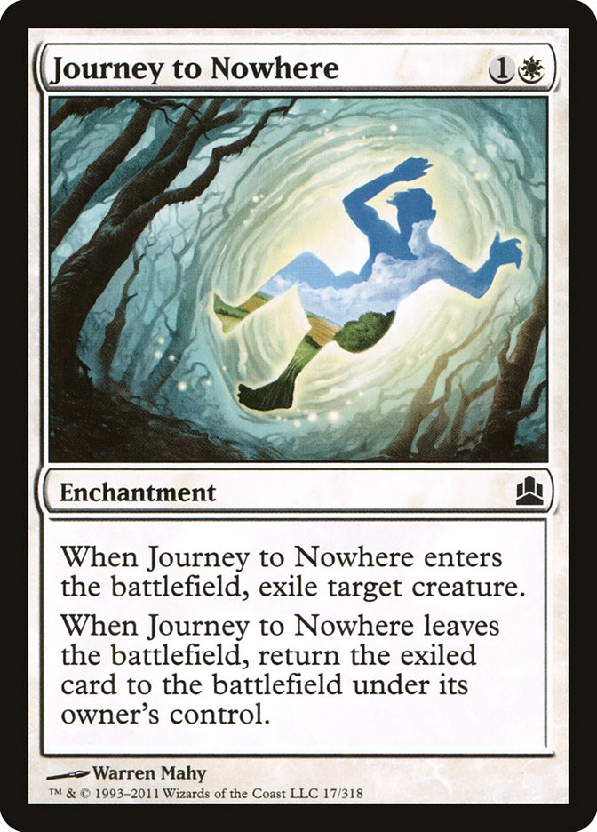 Journey to Nowhere [Commander 2011] MTG Single Magic: The Gathering | Red Claw Gaming