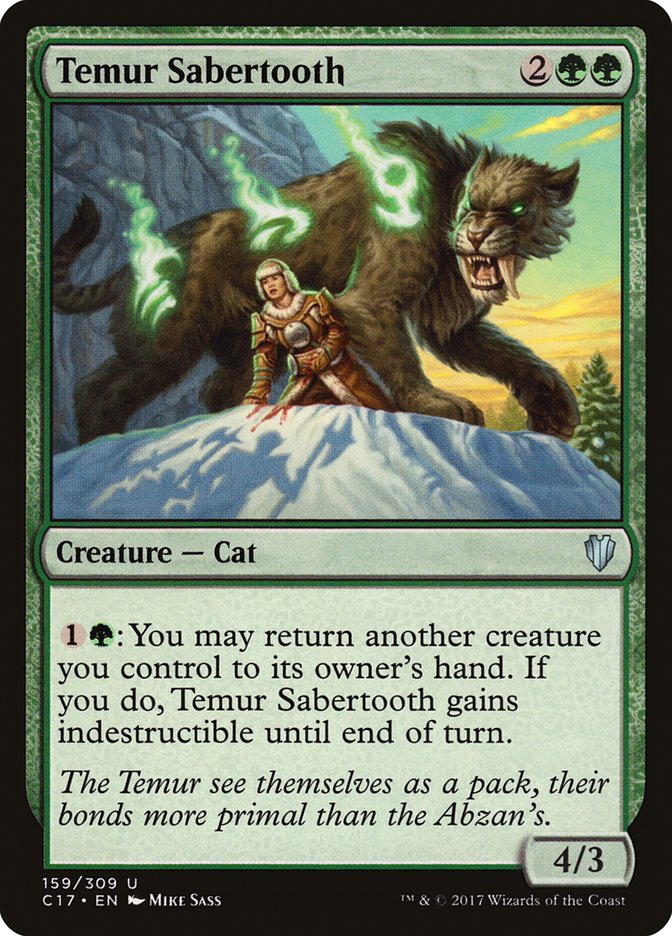Temur Sabertooth [Commander 2017] MTG Single Magic: The Gathering | Red Claw Gaming