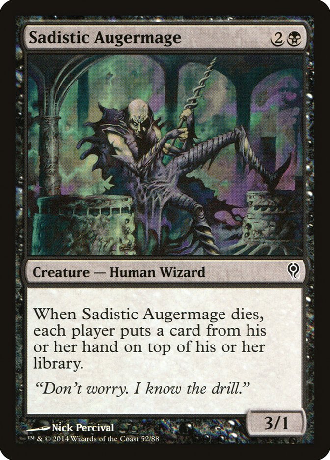 Sadistic Augermage [Duel Decks: Jace vs. Vraska] MTG Single Magic: The Gathering    | Red Claw Gaming
