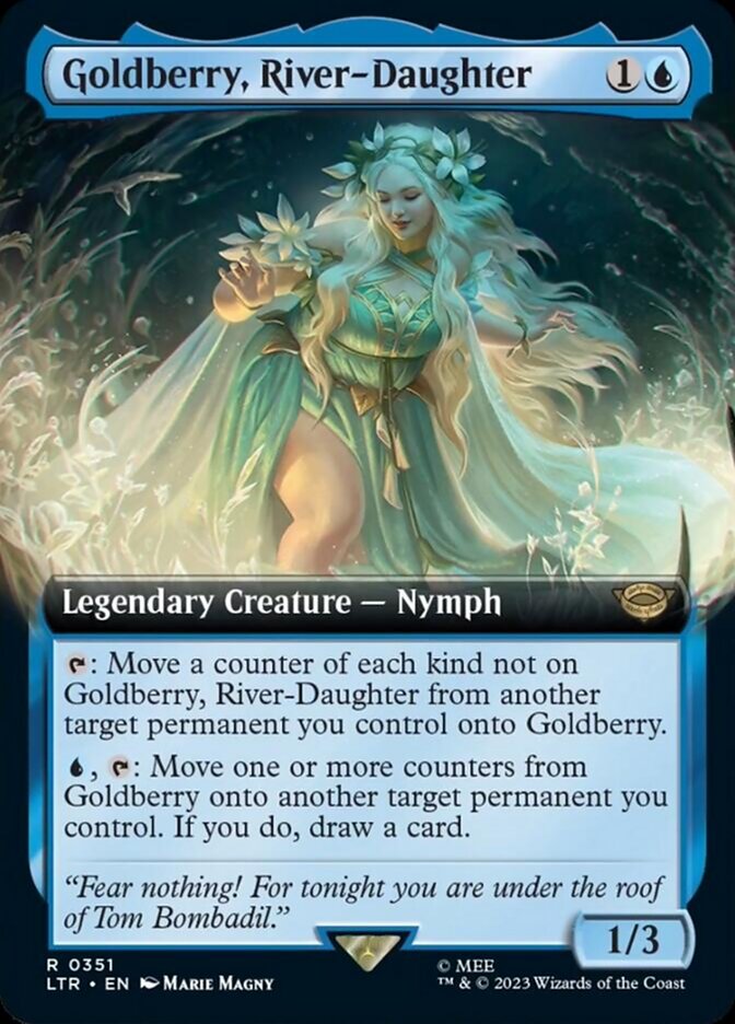 Goldberry, River-Daughter (Extended Art) [The Lord of the Rings: Tales of Middle-Earth] MTG Single Magic: The Gathering | Red Claw Gaming