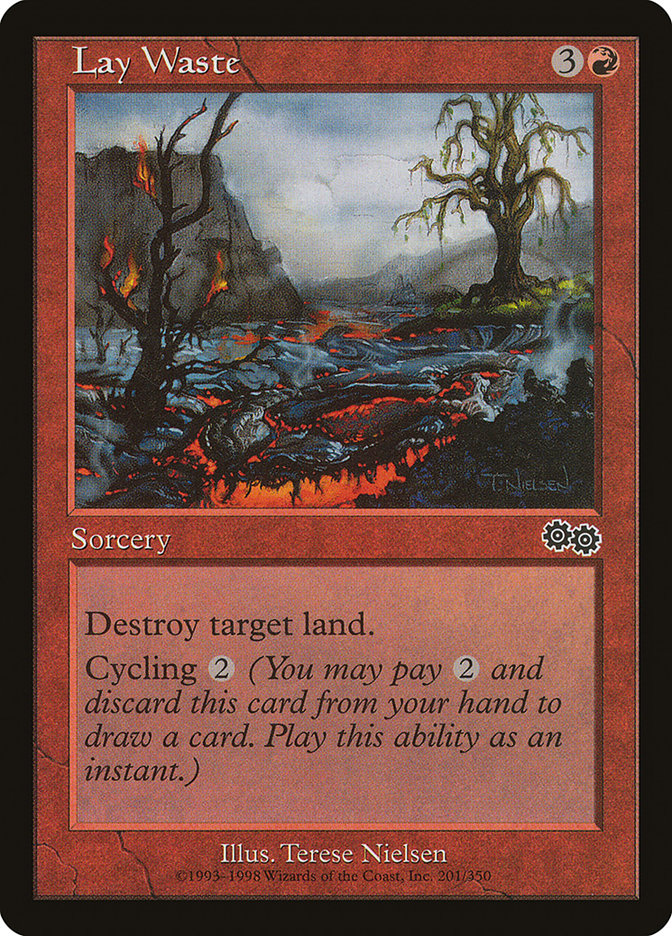 Lay Waste [Urza's Saga] MTG Single Magic: The Gathering | Red Claw Gaming