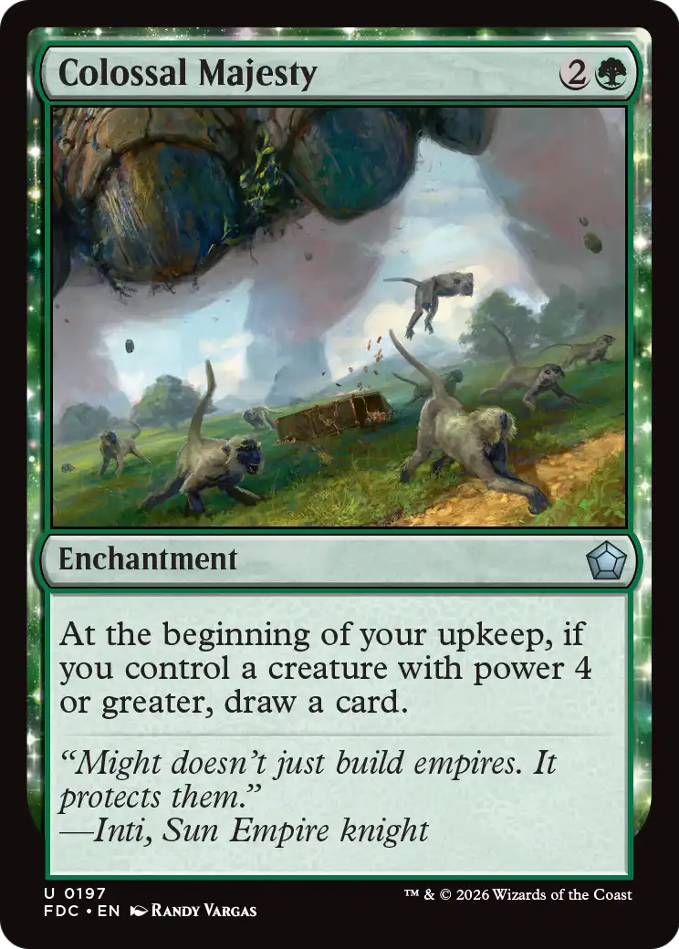 Colossal Majesty [Foundations Commander] | Red Claw Gaming
