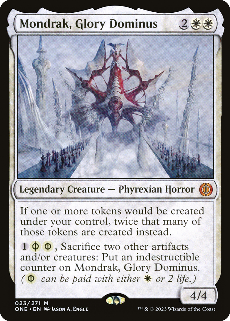 Mondrak, Glory Dominus [Phyrexia: All Will Be One] MTG Single Magic: The Gathering | Red Claw Gaming