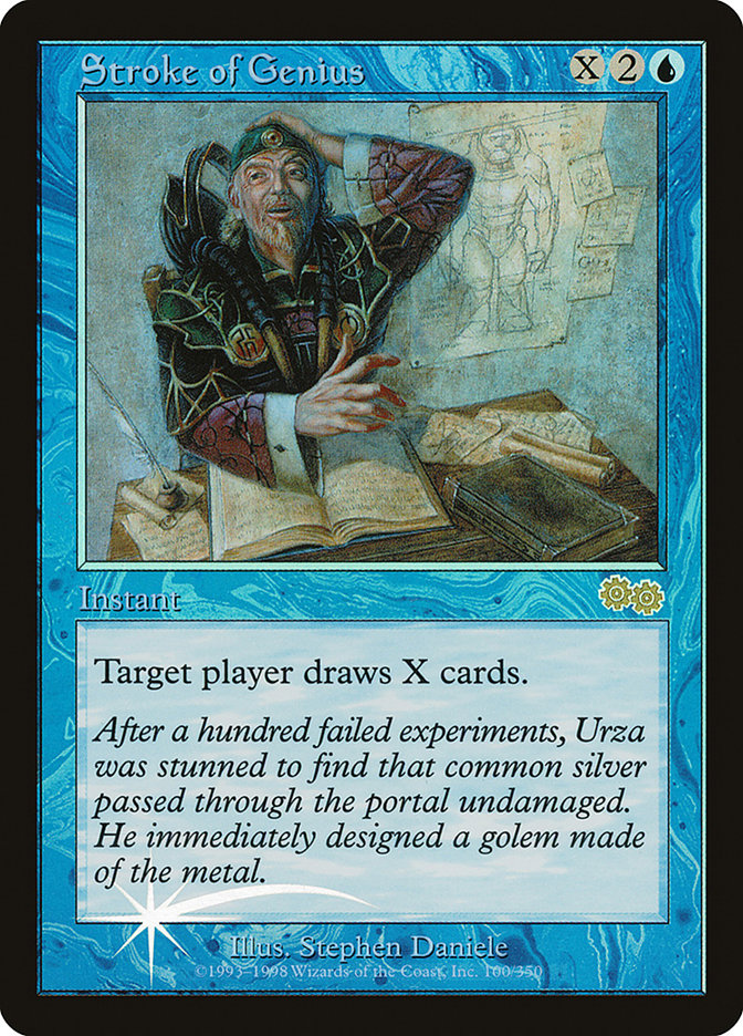 Stroke of Genius [Judge Gift Cards 1998] MTG Single Magic: The Gathering | Red Claw Gaming