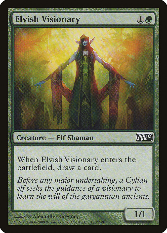 Elvish Visionary [Magic 2010] MTG Single Magic: The Gathering | Red Claw Gaming