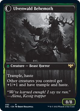 Ulvenwald Oddity // Ulvenwald Behemoth [Innistrad: Double Feature] MTG Single Magic: The Gathering | Red Claw Gaming