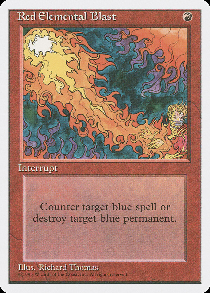 Red Elemental Blast [Fourth Edition] MTG Single Magic: The Gathering | Red Claw Gaming