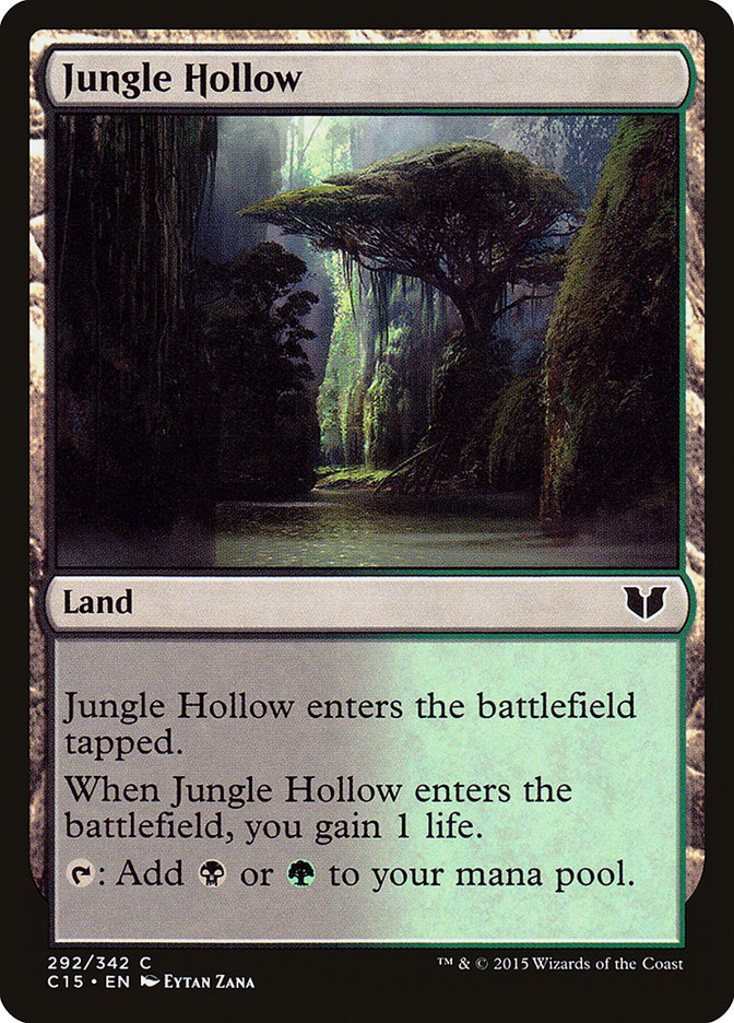 Jungle Hollow [Commander 2015] MTG Single Magic: The Gathering | Red Claw Gaming