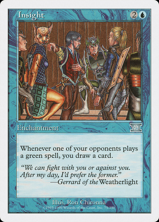 Insight [Classic Sixth Edition] MTG Single Magic: The Gathering | Red Claw Gaming