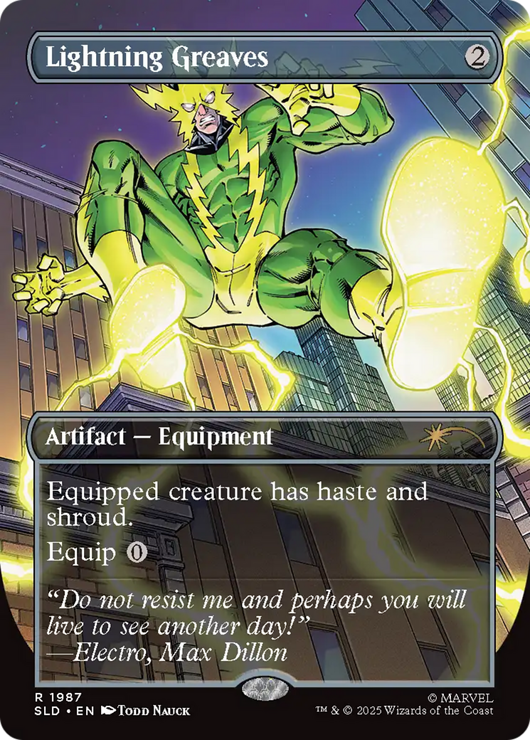 Lightning Greaves (1987) (Rainbow Foil) [Secret Lair Drop Series] MTG Single Magic: The Gathering | Red Claw Gaming
