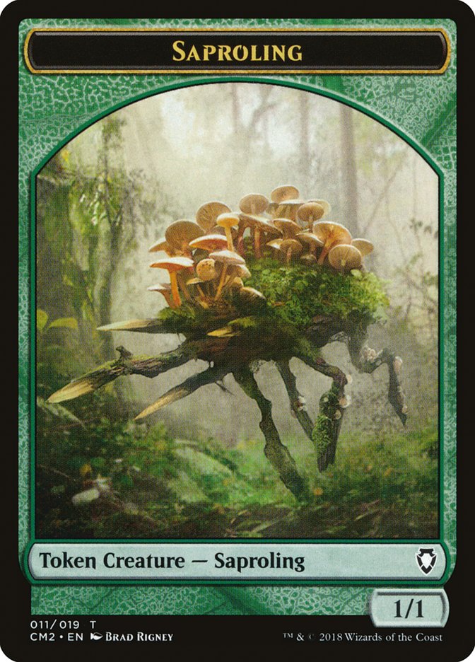Saproling Token [Commander Anthology Volume II Tokens] MTG Single Magic: The Gathering | Red Claw Gaming