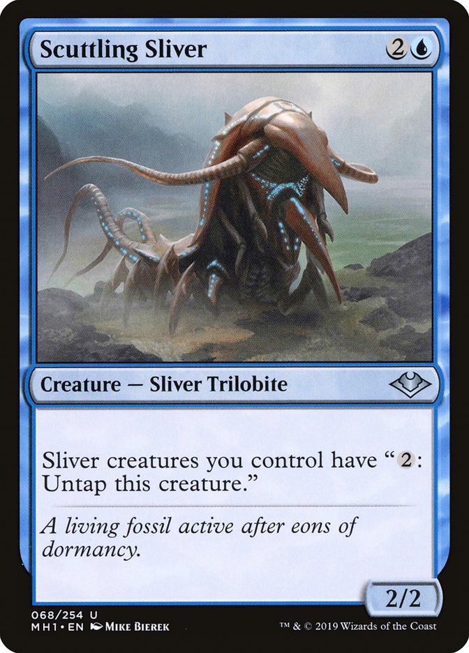 Scuttling Sliver [Modern Horizons] MTG Single Magic: The Gathering    | Red Claw Gaming