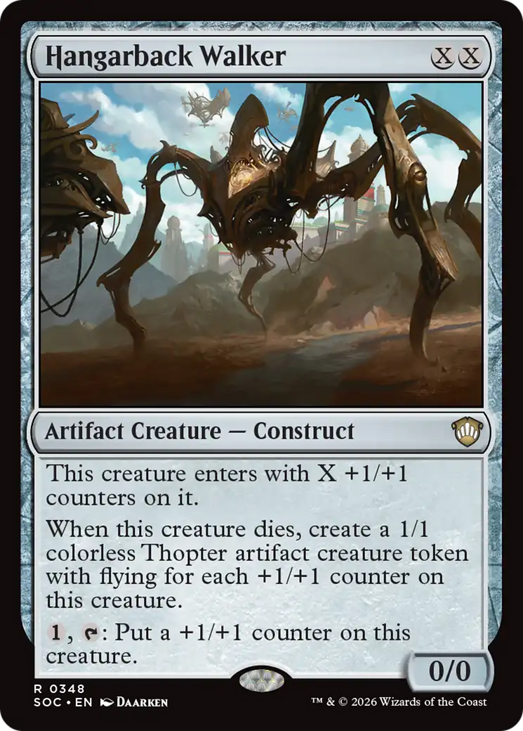 Hangarback Walker [Secrets of Strixhaven Commander] MTG Single Magic: The Gathering | Red Claw Gaming