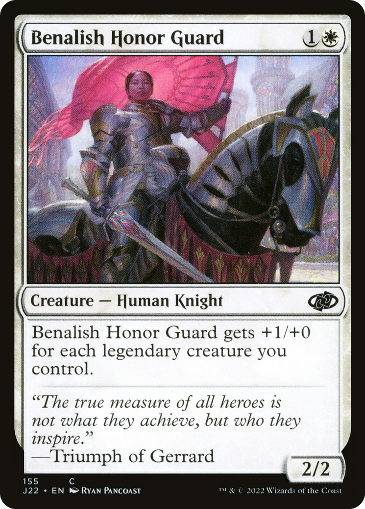 Benalish Honor Guard [Jumpstart 2022] MTG Single Magic: The Gathering | Red Claw Gaming