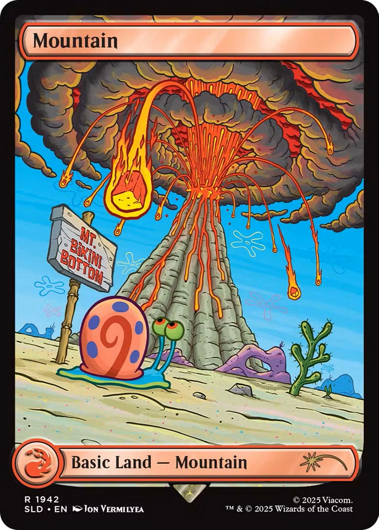 Mountain (1942) [Secret Lair Drop Series] MTG Single Magic: The Gathering | Red Claw Gaming