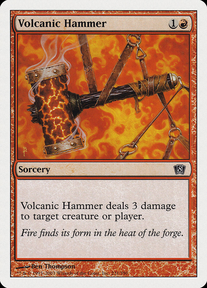 Volcanic Hammer [Eighth Edition] MTG Single Magic: The Gathering | Red Claw Gaming
