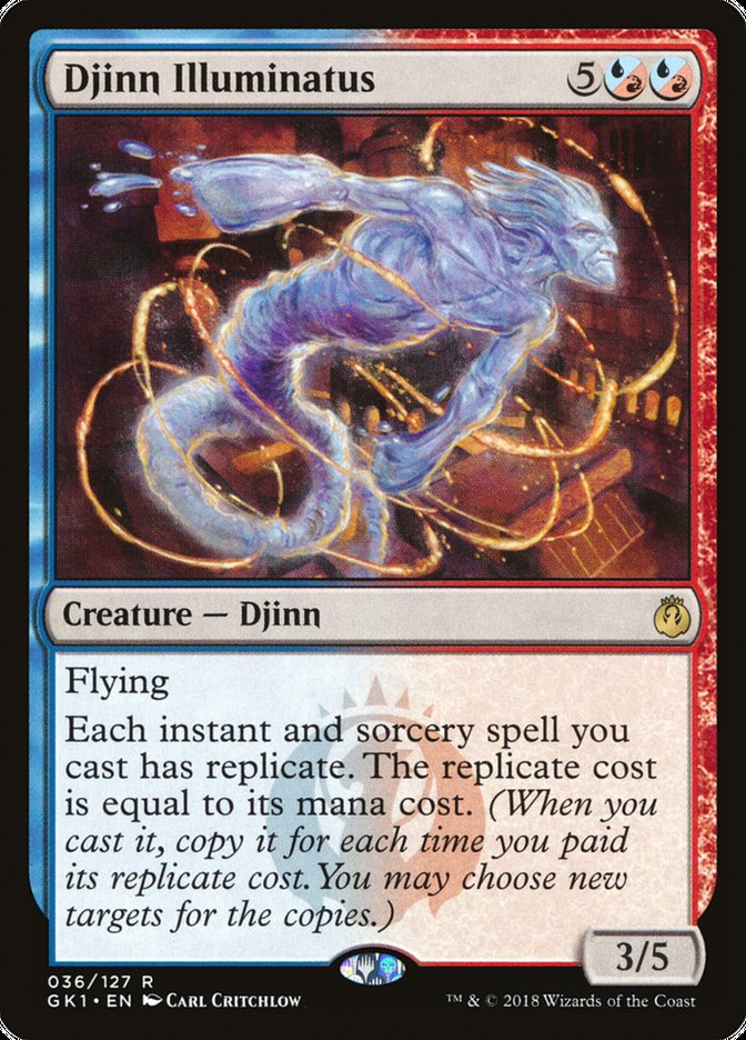 Djinn Illuminatus [Guilds of Ravnica Guild Kit] MTG Single Magic: The Gathering | Red Claw Gaming