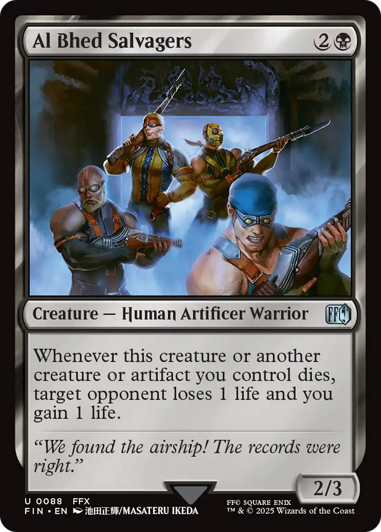 Al Bhed Salvagers [FINAL FANTASY] MTG Single Magic: The Gathering | Red Claw Gaming