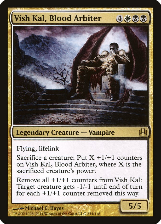 Vish Kal, Blood Arbiter [Commander 2011] MTG Single Magic: The Gathering | Red Claw Gaming