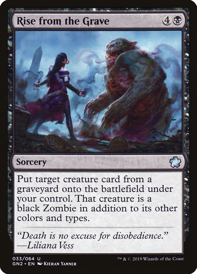 Rise from the Grave [Game Night 2019] MTG Single Magic: The Gathering | Red Claw Gaming