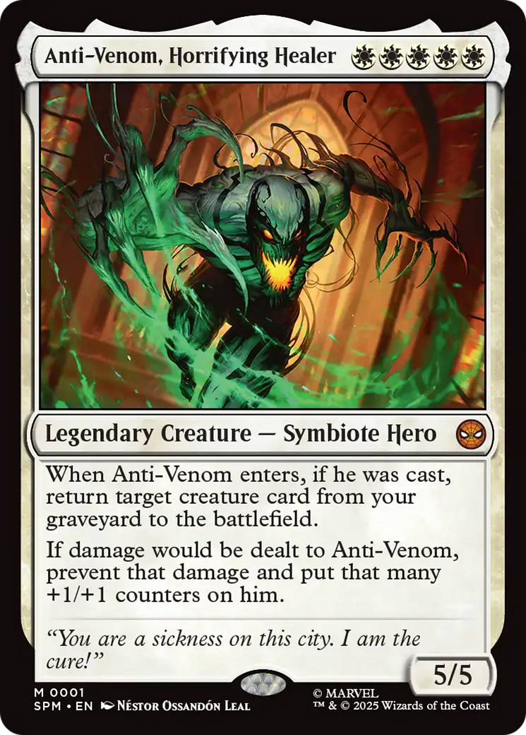 Anti-Venom, Horrifying Healer [Marvel's Spider-Man] MTG Single Magic: The Gathering | Red Claw Gaming