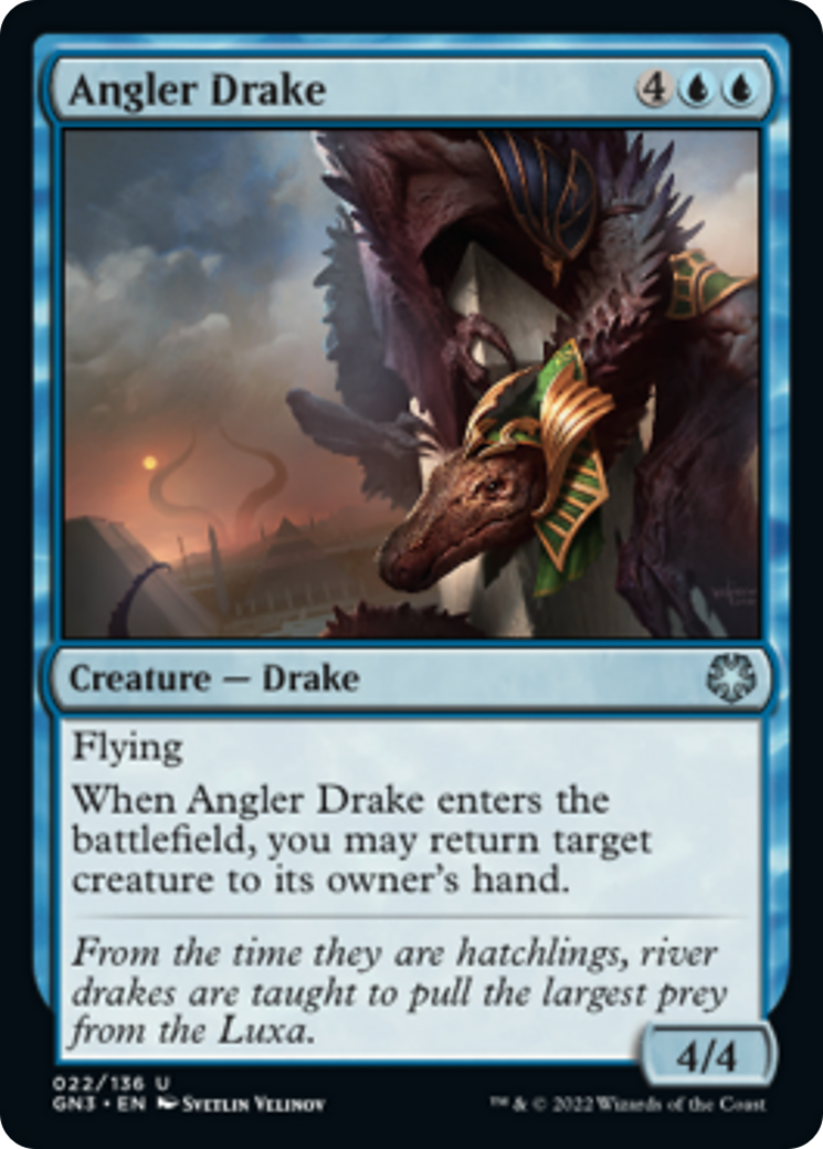 Angler Drake [Game Night: Free-for-All] MTG Single Magic: The Gathering | Red Claw Gaming