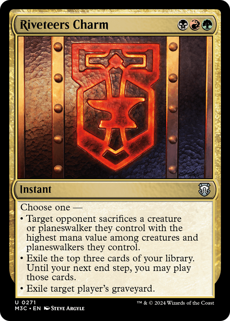 Riveteers Charm [Modern Horizons 3 Commander] MTG Single Magic: The Gathering | Red Claw Gaming