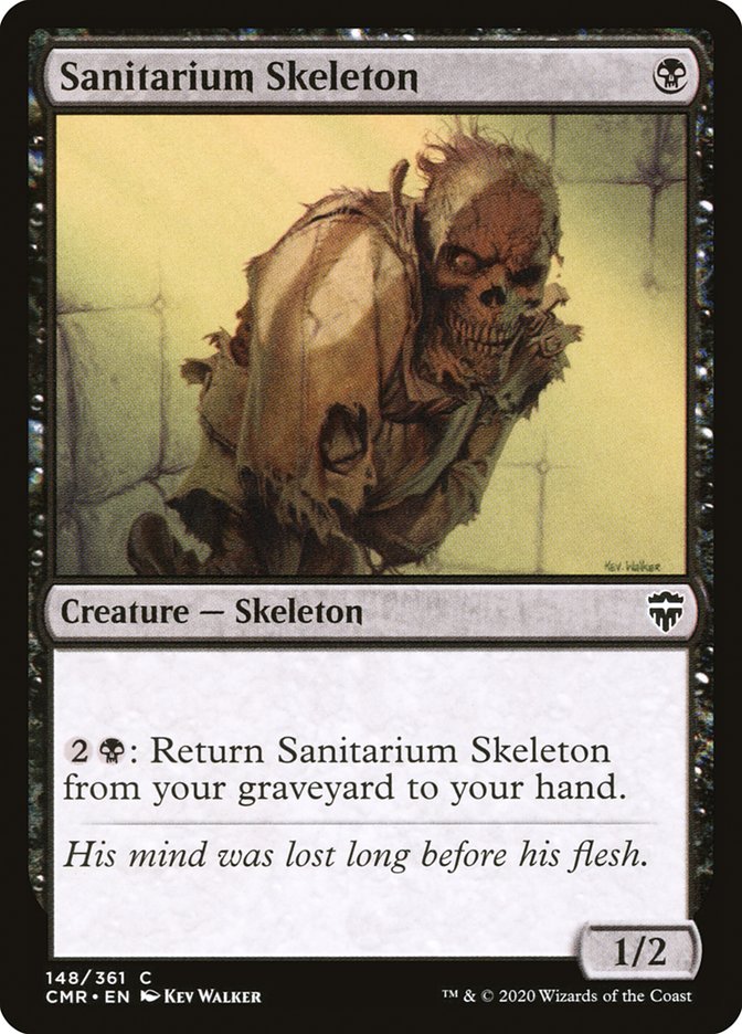 Sanitarium Skeleton [Commander Legends] MTG Single Magic: The Gathering | Red Claw Gaming