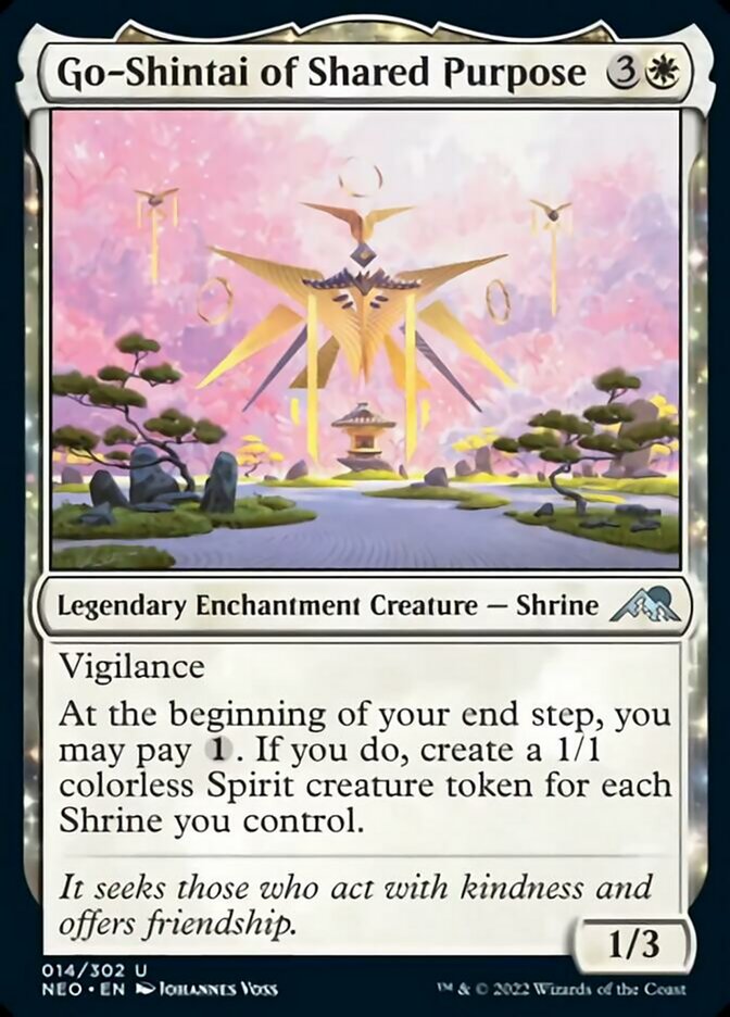 Go-Shintai of Shared Purpose [Kamigawa: Neon Dynasty] MTG Single Magic: The Gathering    | Red Claw Gaming