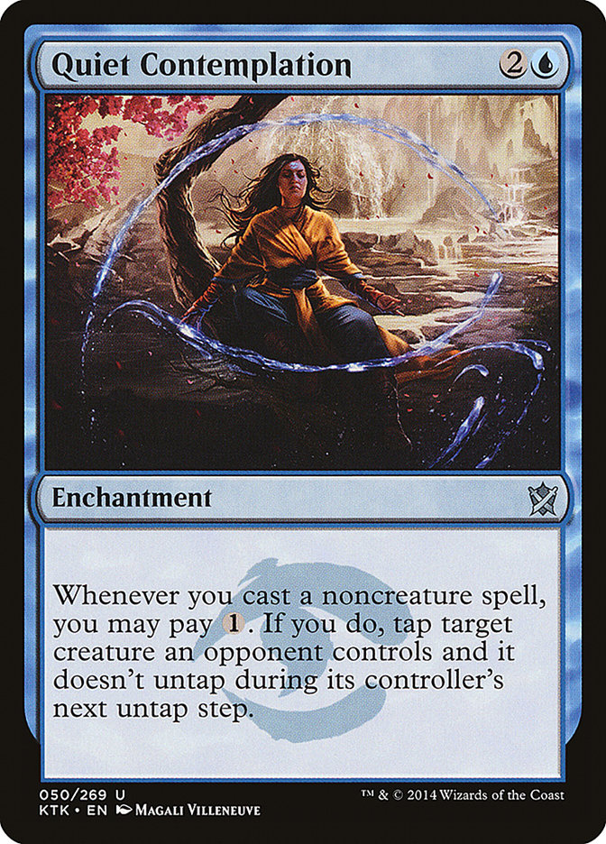 Quiet Contemplation [Khans of Tarkir] MTG Single Magic: The Gathering | Red Claw Gaming