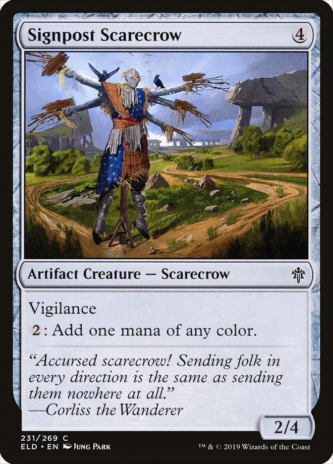 Signpost Scarecrow [Throne of Eldraine] MTG Single Magic: The Gathering | Red Claw Gaming