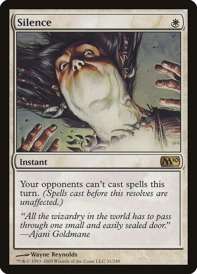 Silence [Magic 2010] MTG Single Magic: The Gathering | Red Claw Gaming