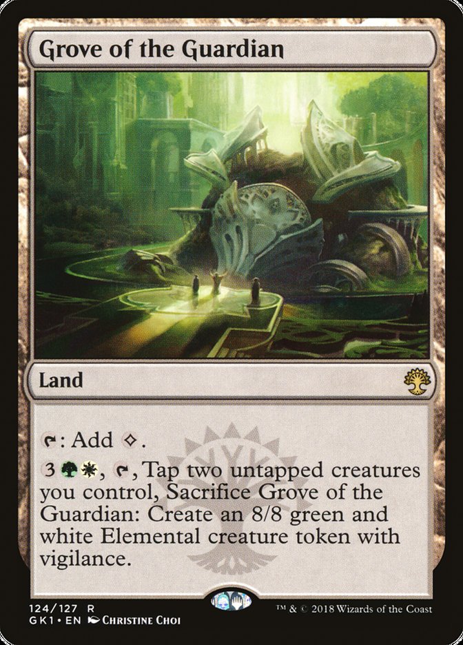 Grove of the Guardian [Guilds of Ravnica Guild Kit] MTG Single Magic: The Gathering | Red Claw Gaming