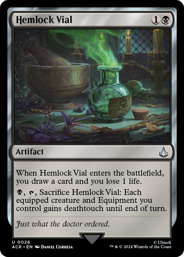 Hemlock Vial [Assassin's Creed] MTG Single Magic: The Gathering | Red Claw Gaming