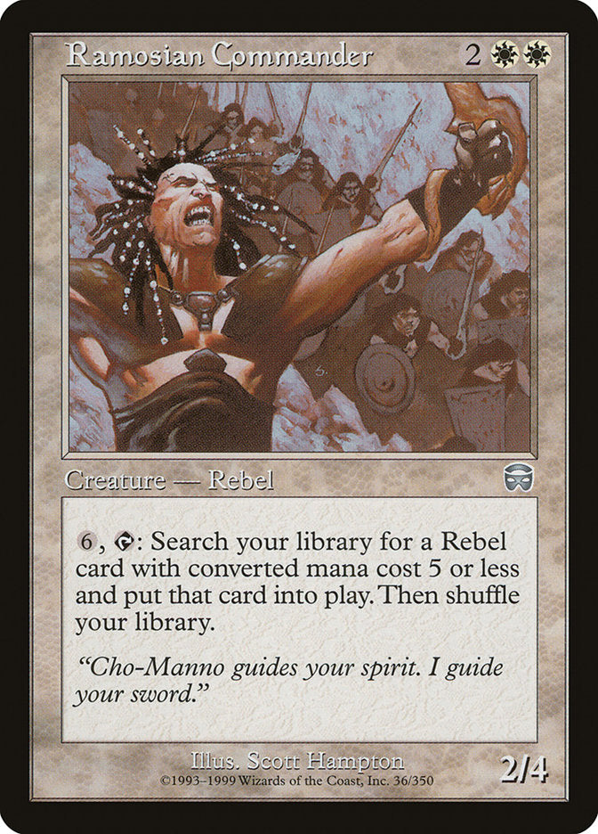Ramosian Commander [Mercadian Masques] MTG Single Magic: The Gathering | Red Claw Gaming