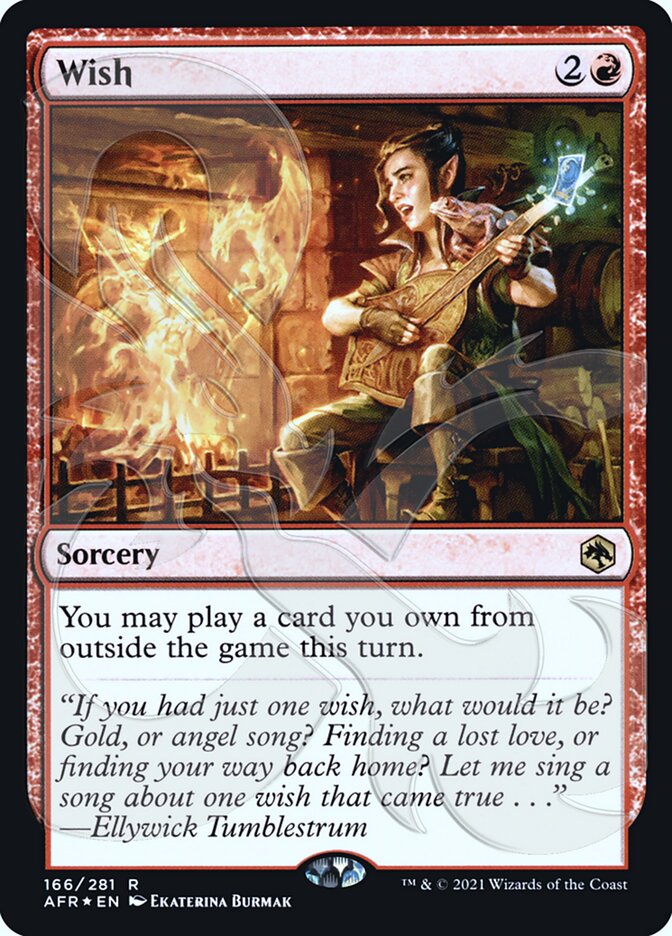 Wish (Ampersand Promo) [Dungeons & Dragons: Adventures in the Forgotten Realms Promos] MTG Single Magic: The Gathering | Red Claw Gaming