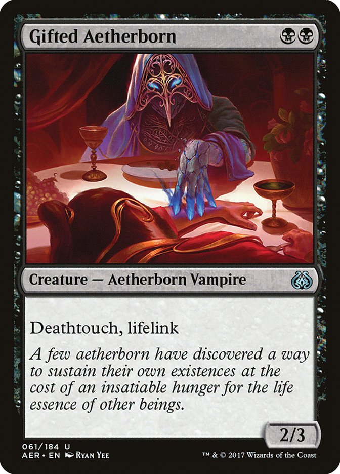 Gifted Aetherborn [Aether Revolt] MTG Single Magic: The Gathering | Red Claw Gaming