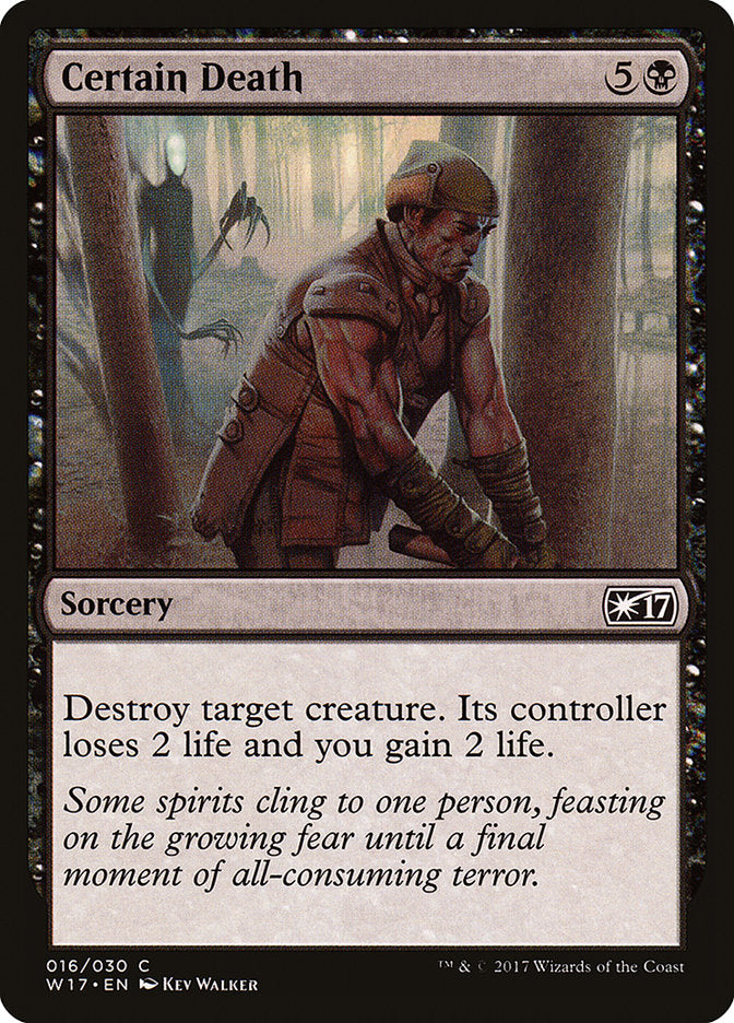 Certain Death [Welcome Deck 2017] MTG Single Magic: The Gathering | Red Claw Gaming