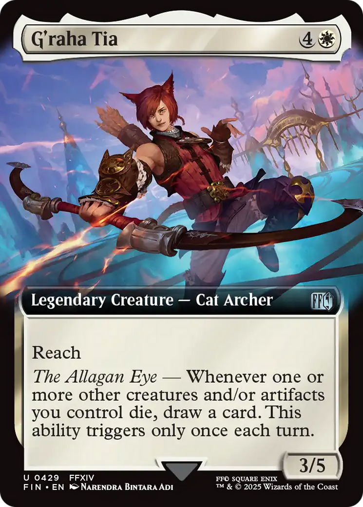 G'raha Tia (Extended Art) [FINAL FANTASY] MTG Single Magic: The Gathering | Red Claw Gaming