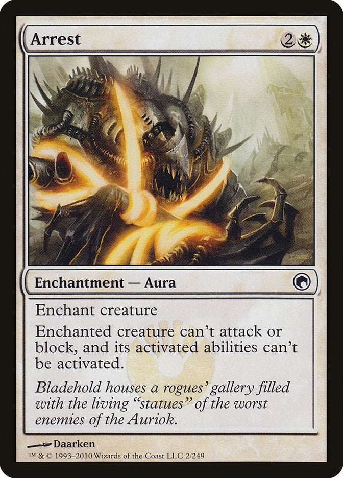 Arrest [Scars of Mirrodin] MTG Single Magic: The Gathering | Red Claw Gaming